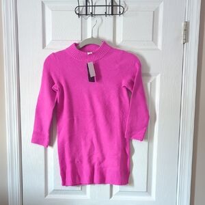 Crewcuts Vibrant Pink Knit Top